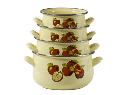Hrniec 5,45 l smaltovaný Apple DOMOTTI ø 22 cm