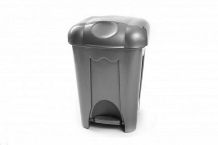 Kôš odpadkový šľapací 6 l šedý