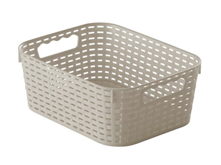 Košík Rattan Beige 28x22x11 cm JOTTA