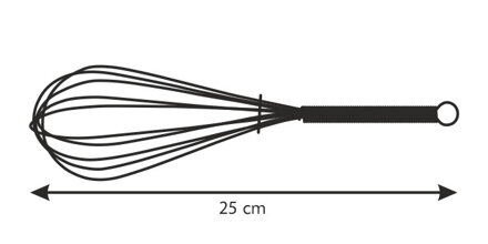 Šľahacia metla DELÍCIA 25 cm