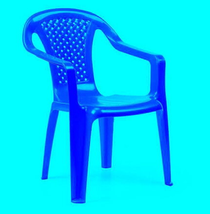 Stolička detská BABY modrá plastová Progarden 
