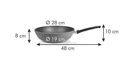 Wok panvica ø 28 cm i-PREMIUM Stone
