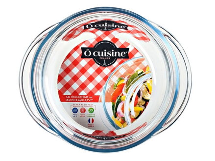 Žiaruvzdorný hrniec s pokrievkou 1,4 l OCUISINE 