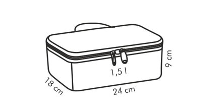 Termobrašna s gélovým chladičom COOLBAG, 1 dóza