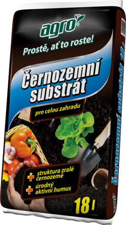  Substrát Černozem pre celú záhradu 18 l