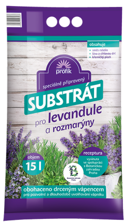 Substrát na levandule, rozmar. profik supresivný FO 15 l