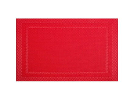 Podložka na stôl z PVC červená 30 x 45 cm