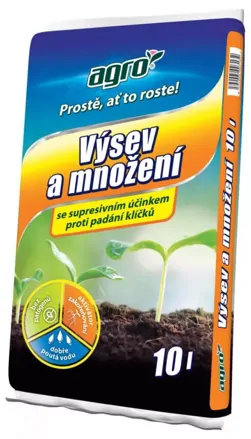 AGRO substrát pre výsev a rozmnoženie 10 l