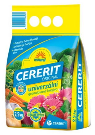 Hnojivo Cererit univerzálne granulované MINERAL 2,5 kg