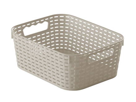 Košík Rattan Beige 28x22x11 cm JOTTA