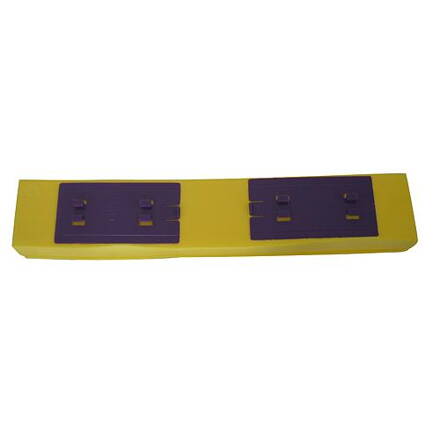 Špongia náhradná na mop LE22643-RE 28 cm žltá/modrá
